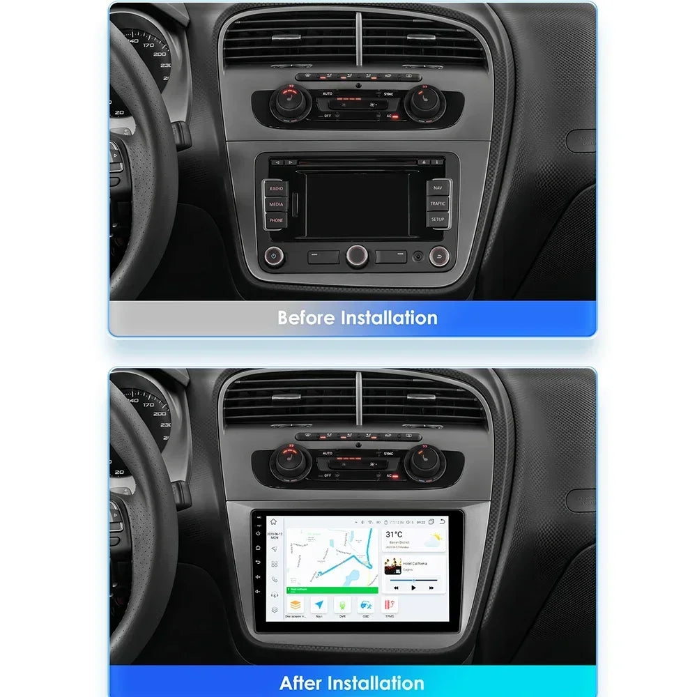 Seat Altea 2004-2015  9" / 10,33" Android 14 Carplay Android auto wireless wifi bt gps 4g   AUTMYH9W