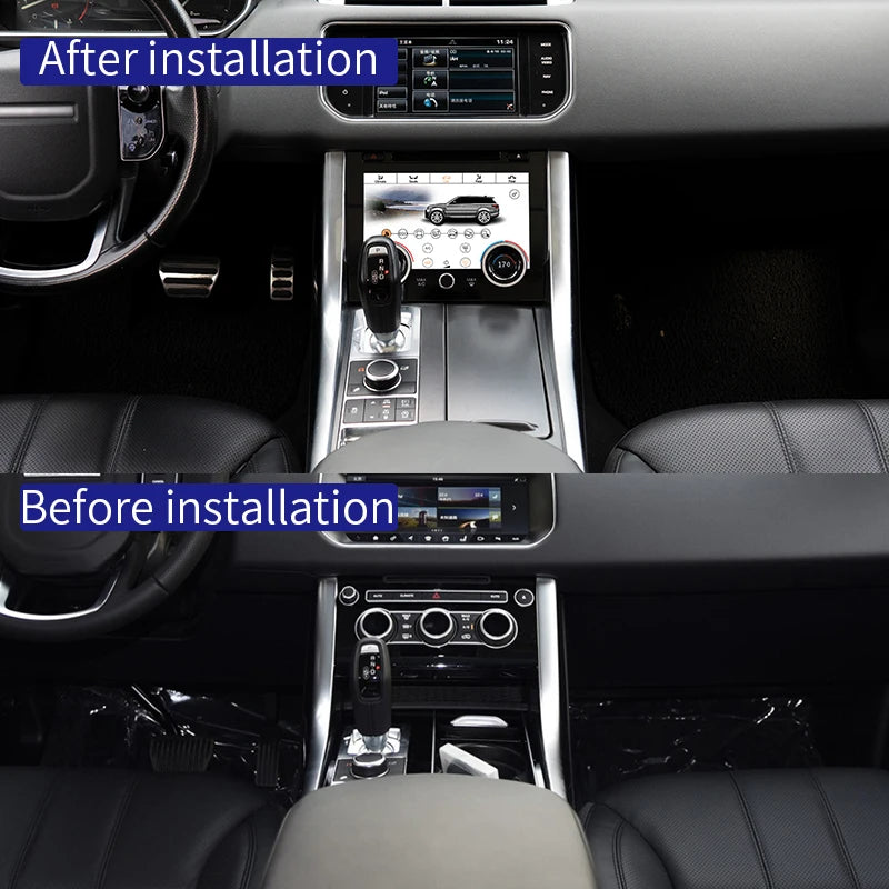 Pannello AC 9 pollici  di ultima generazione per Range Rover Sport L494 2014-2017 aria condizionata  climatizzatore touch screen LCD AUTMCLIMRR4