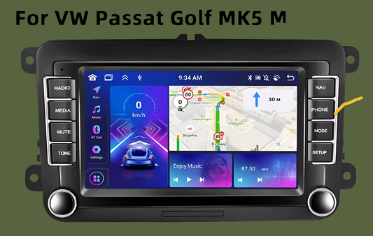 Volkswagen Seat Skoda   2din 7"Android Car Stereo Radio rds Carplay Android Multimedia Player WIFI FM GPS AUTMPDFVW7