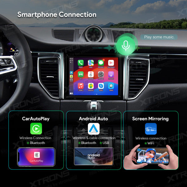 Porsche Macan (2014-2016)  Android 13 4/64 GB Octa Core 8,4" Carplay Android auto wireless USB GPS IA84MCPT