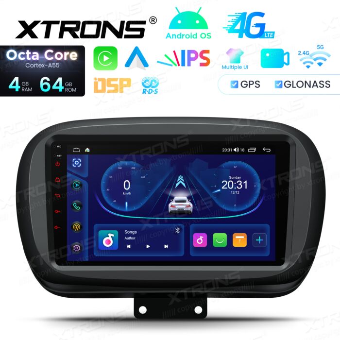 Autoradio Android da 9 pollici per Fiat 500X | Apple CarPlay e Android Auto | IDP9050XF