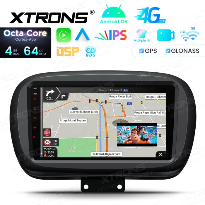 Autoradio Android da 9 pollici per Fiat 500X | Apple CarPlay e Android Auto | IDP9050XF