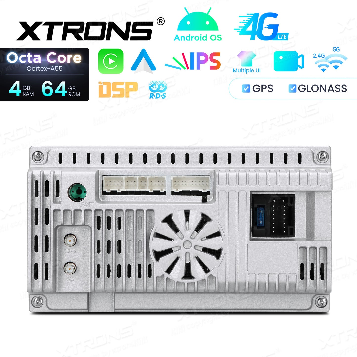 Ford Focus 3 Mk 3 2011 - 2019 9" Android 14 4/64 GB RAM OCTACORE Carplay Android auto wireless wifi bt gps 4g  IDP90FSFB
