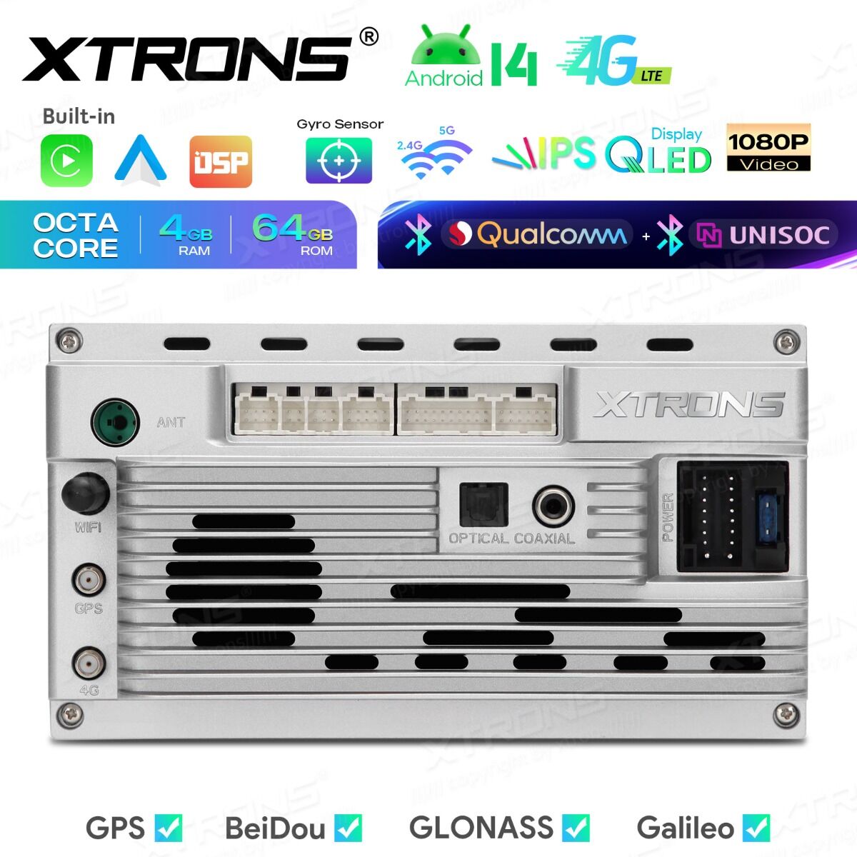 Audi A4/S4/RS4/Seat 2000-2008 8.8″ Android 14 Car Stereo for Audi / SEAT | 8-Core 4GB RAM 64GB SSD | Wireless CarPlay & Android Auto | Dual Bluetooth & Inclinometer | IM84A4AH