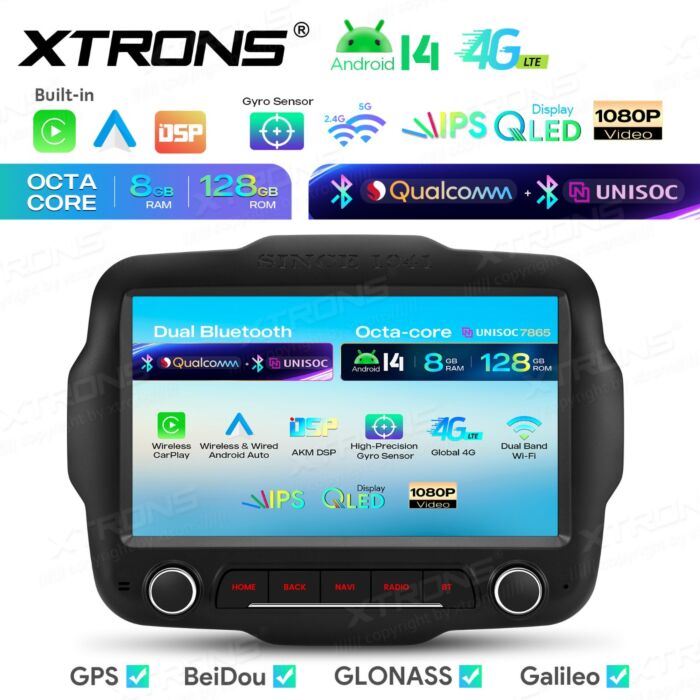 Autoradio Android da 9" per Jeep | Apple CarPlay e Android Auto wireless | IMH94RGJL