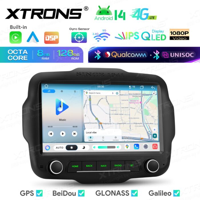 Autoradio Android da 9" per Jeep | Apple CarPlay e Android Auto wireless | IMH94RGJL