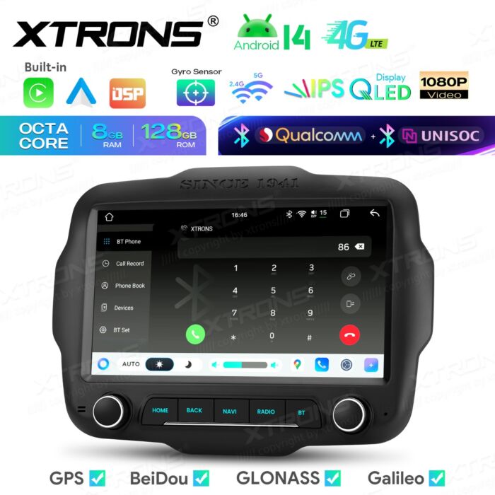 Autoradio Android da 9" per Jeep | Apple CarPlay e Android Auto wireless | IMH94RGJL