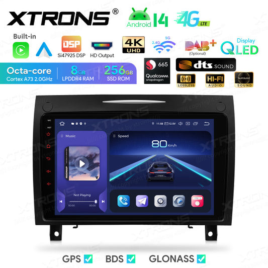 Mercedes SLK-Class R171 9" QLED Android 14  8+256GB  DSP Wireless CarPlay Android auto  4G WIFI IQP94M350P