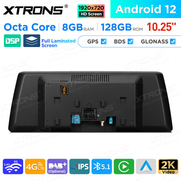BMW Serie 5 G30 / G31 EVO Octa Core 8 GB+128 GB da 10,25 " Lettore multimediale GPS per auto Android  QAB12EVB12FVN