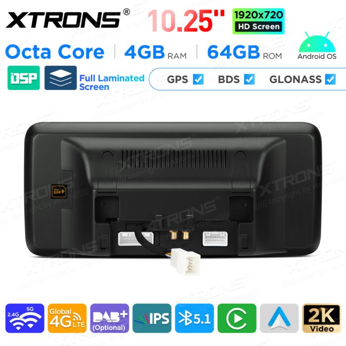 Autoradio Android da 10,25" per Mercedes-Benz Classe E | Apple CarPlay e Android Auto | QAMS1440M12ER