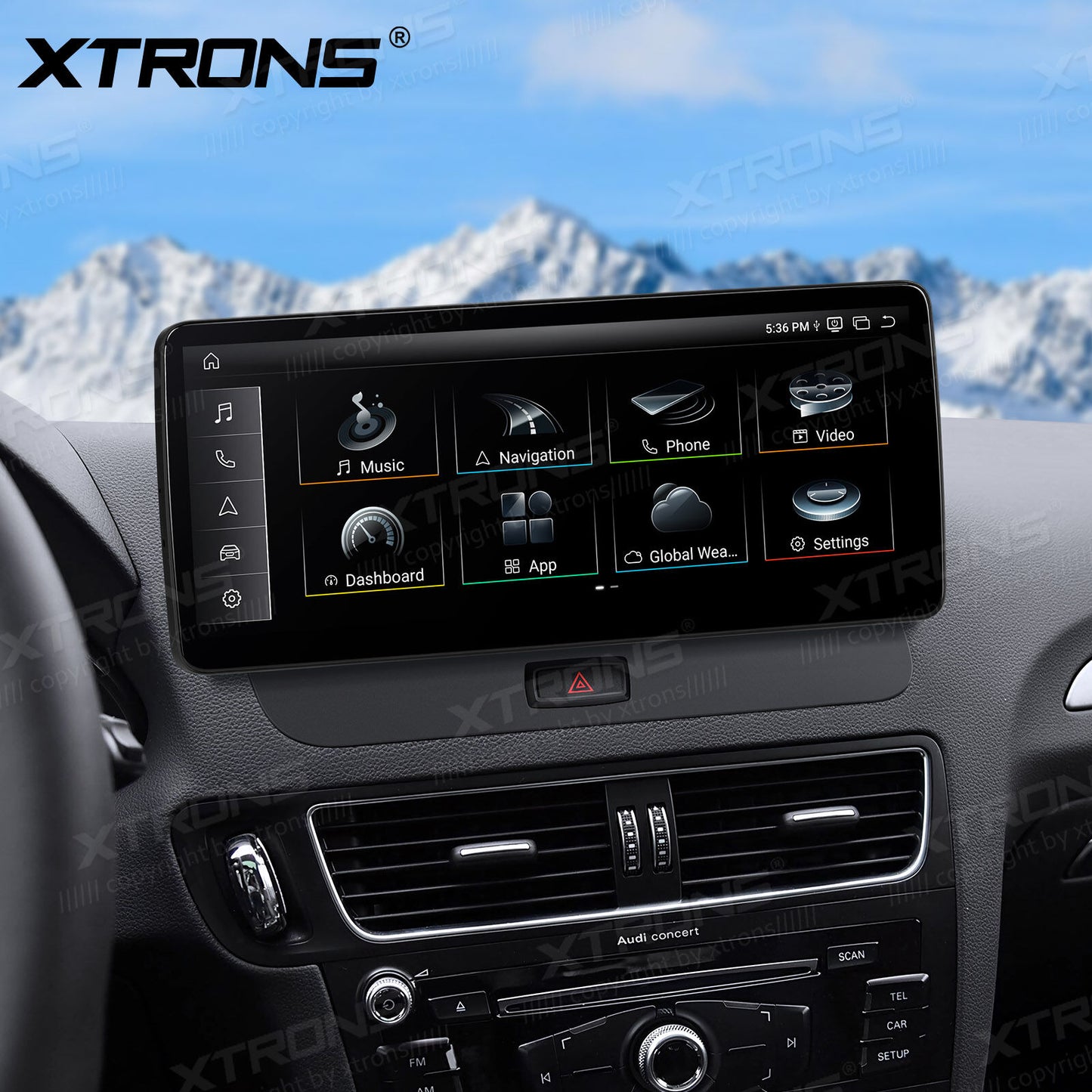 Audi Q5 (2009-2017 )12.3'' 4+64GB Snapdragon 662 Octa Core Carplay Android auto wireless 4g wifi bt  QBA24Q5CL
