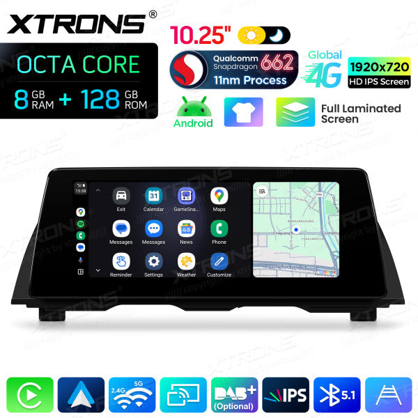 BMW 5 Series F10/ F11 CIC/ NBT 10,25'' Android OS Car Radio 8 Core 8-128 GB with 4G LTE CarPlay Android Auto DSP QBBH14CIB12FV