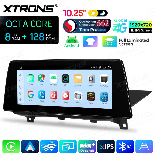 BMW X1 E84 NBT/CIC System 10,25'' Android 14 Octacore 8-128GB HD IPS Multimedia Player 4G CarPlay Android Auto DSP  QBBH14CIB12X1