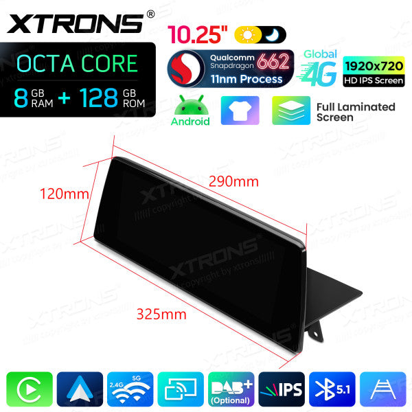 BMW X1 E84 NBT/CIC System 10,25'' Android 14 Octacore 8-128GB HD IPS Multimedia Player 4G CarPlay Android Auto DSP  QBBH14CIB12X1