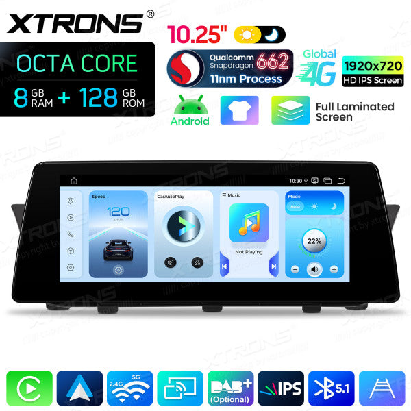 BMW X1 E84 NBT/CIC System 10,25'' Android 14 Octacore 8-128GB HD IPS Multimedia Player 4G CarPlay Android Auto DSP  QBBH14CIB12X1