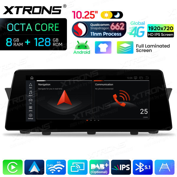 BMW X1 E84 NBT/CIC System 10,25'' Android 14 Octacore 8-128GB HD IPS Multimedia Player 4G CarPlay Android Auto DSP  QBBH14CIB12X1