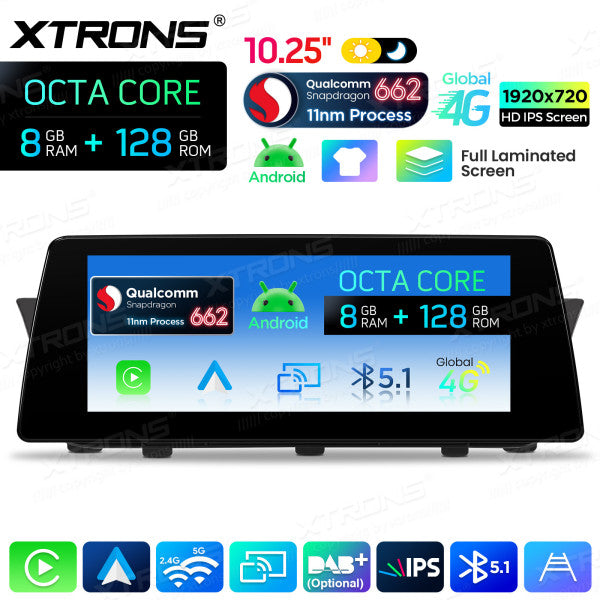 BMW X1 E84 NBT/CIC System 10,25'' Android 14 Octacore 8-128GB HD IPS Multimedia Player 4G CarPlay Android Auto DSP  QBBH14CIB12X1