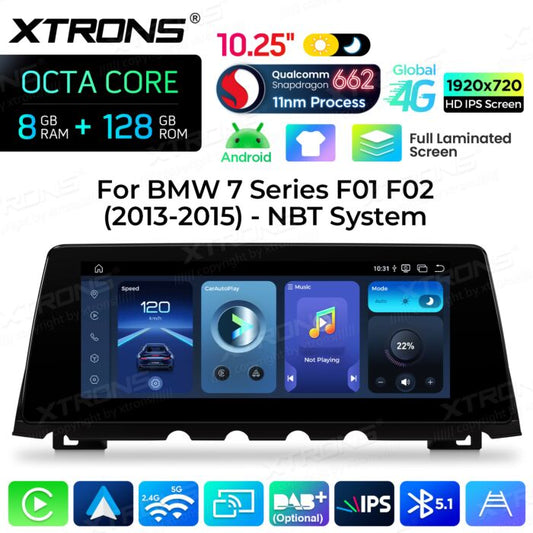 BMW | 7 Series | Android OS & OEM System | Qualcomm 662 | Octa Core | 8GB RAM & 128GB ROM | QBBH14NB12SV