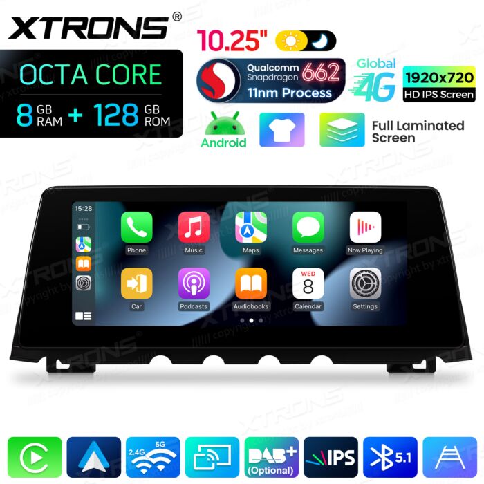 BMW | 7 Series | Android OS & OEM System | Qualcomm 662 | Octa Core | 8GB RAM & 128GB ROM | QBBH14NB12SV