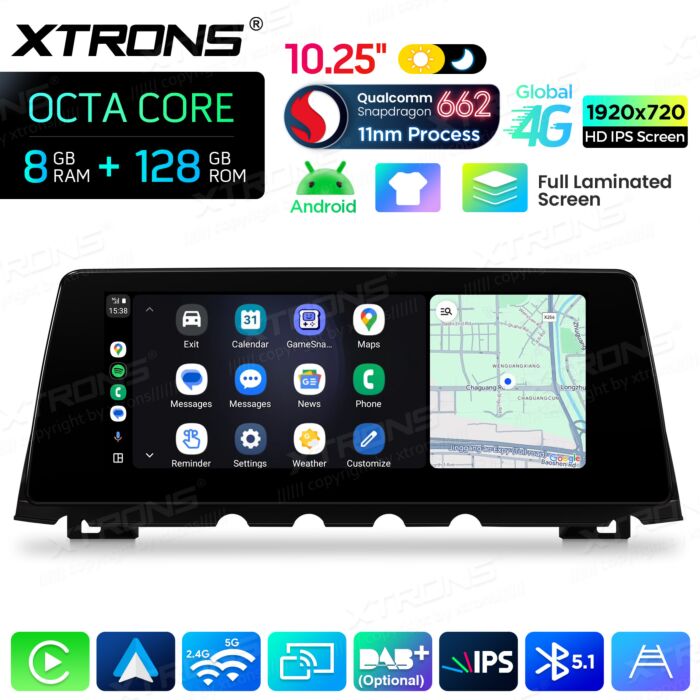 BMW | 7 Series | Android OS & OEM System | Qualcomm 662 | Octa Core | 8GB RAM & 128GB ROM | QBBH14NB12SV