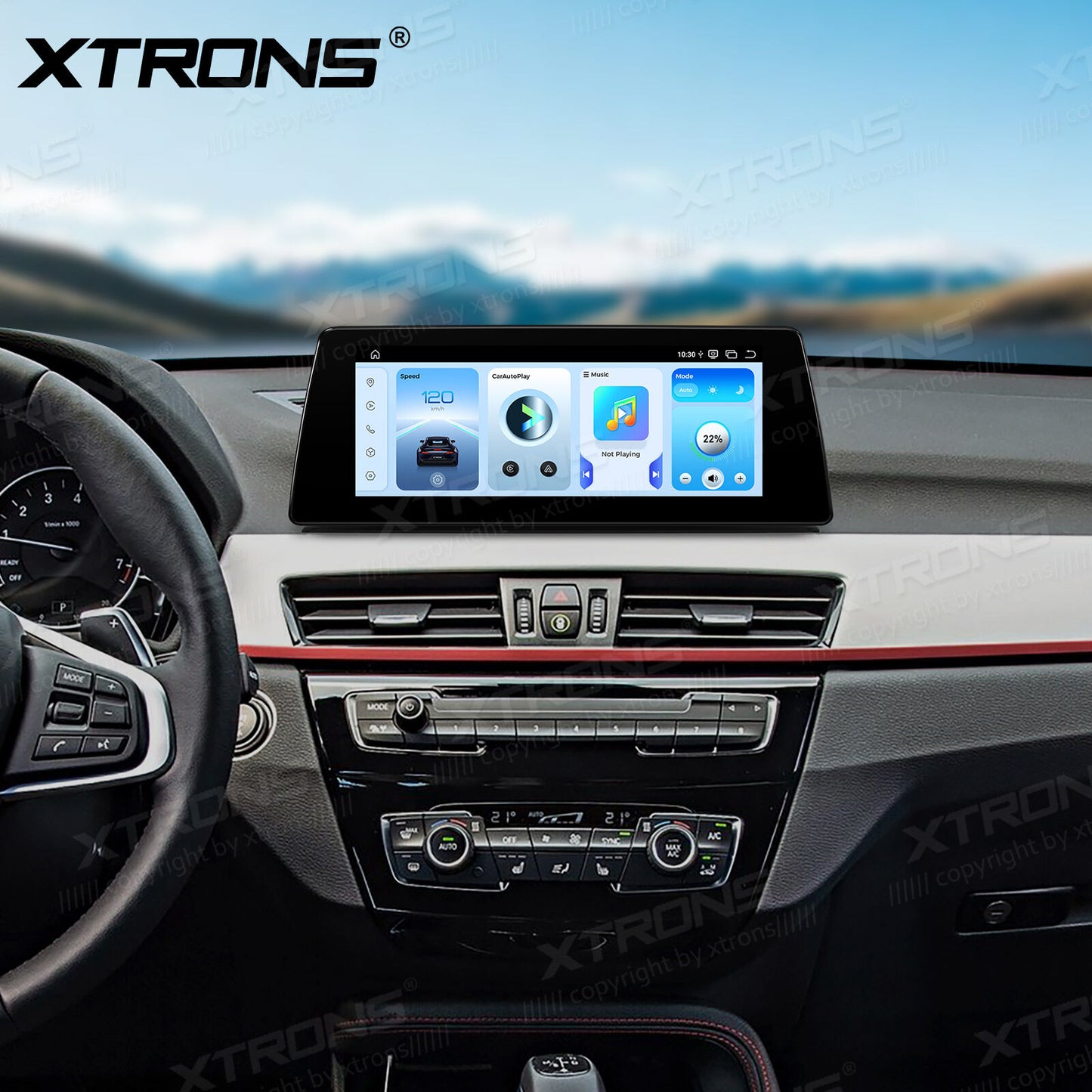 BMW X1 X2 F48 F49 F39 2016-2020 NBT 10,25" Qualcomm 668/680 Wireless CarPlay Android Auto Multimedia HD 1920*720 QLED Dual BT 4G LTE  QBBH14NB12X1N