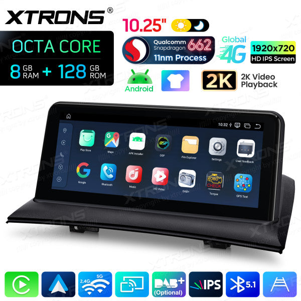 BMW X3 83 2004-2009 (Senza monitor di serie) 10,25" HD IPS 2k 8GB Ram /128 gb Carplay Android auto wireless WIFI BT USB GPS QBBH14X3UNL