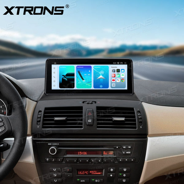 BMW X3 83 2004-2009 (Senza monitor di serie) 10,25" HD IPS 2k 8GB Ram /128 gb Carplay Android auto wireless WIFI BT USB GPS QBBH14X3UNL