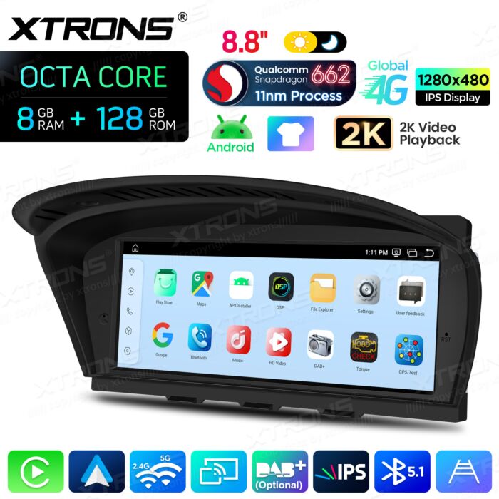 BMW | Serie 3 / 5 | Sistema operativo Android e OEM | Qualcomm 662 | Octa Core | 8 GB di RAM e 128 GB di ROM | QBBH8460CC