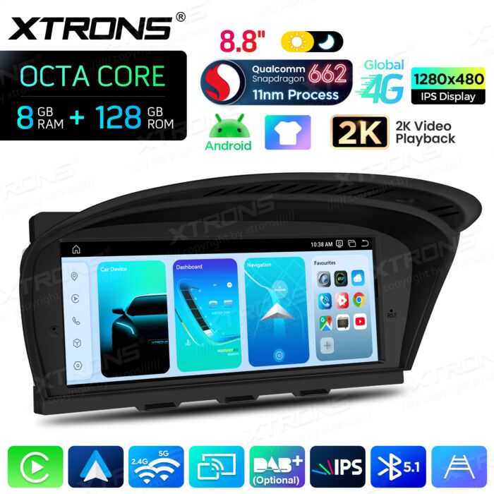 BMW | Serie 3 / 5 | Sistema operativo Android e OEM | Qualcomm 662 | Octa Core | 8 GB di RAM e 128 GB di ROM | QBBH8460CI