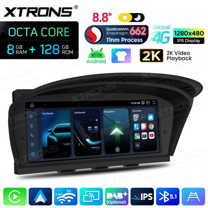 BMW | Serie 3 / 5 | Sistema operativo Android e OEM | Qualcomm 662 | Octa Core | 8 GB di RAM e 128 GB di ROM | QBBH8460CI