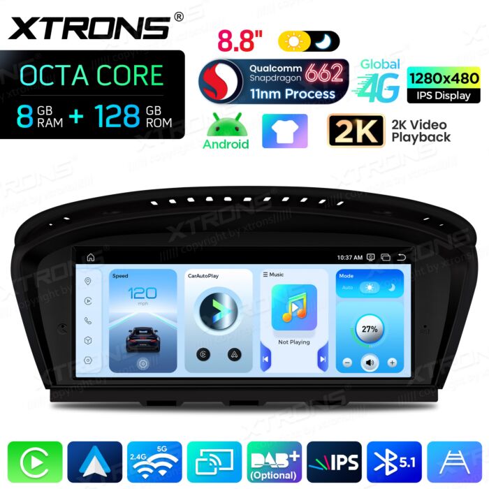 BMW | Serie 3 / 5 | Sistema operativo Android e OEM | Qualcomm 662 | Octa Core | 8 GB di RAM e 128 GB di ROM | QBBH8460CI
