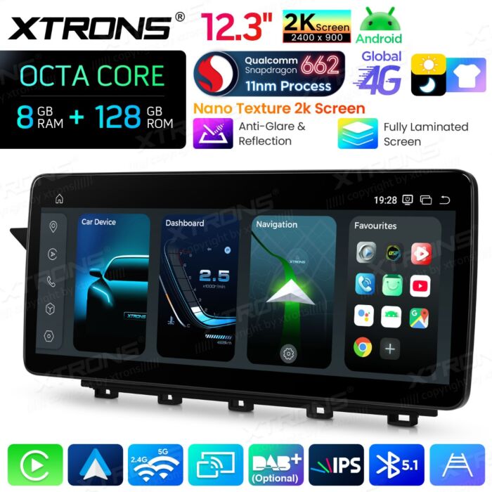 Autoradio Android da 10,25" per Mercedes-Benz Classe GLK | Apple CarPlay e Android Auto | QBMH2440M12GLK40L