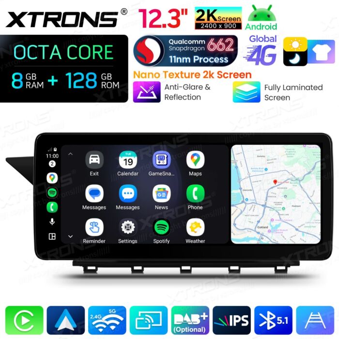 Autoradio Android da 10,25" per Mercedes-Benz Classe GLK | Apple CarPlay e Android Auto | QBMH2440M12GLK40L