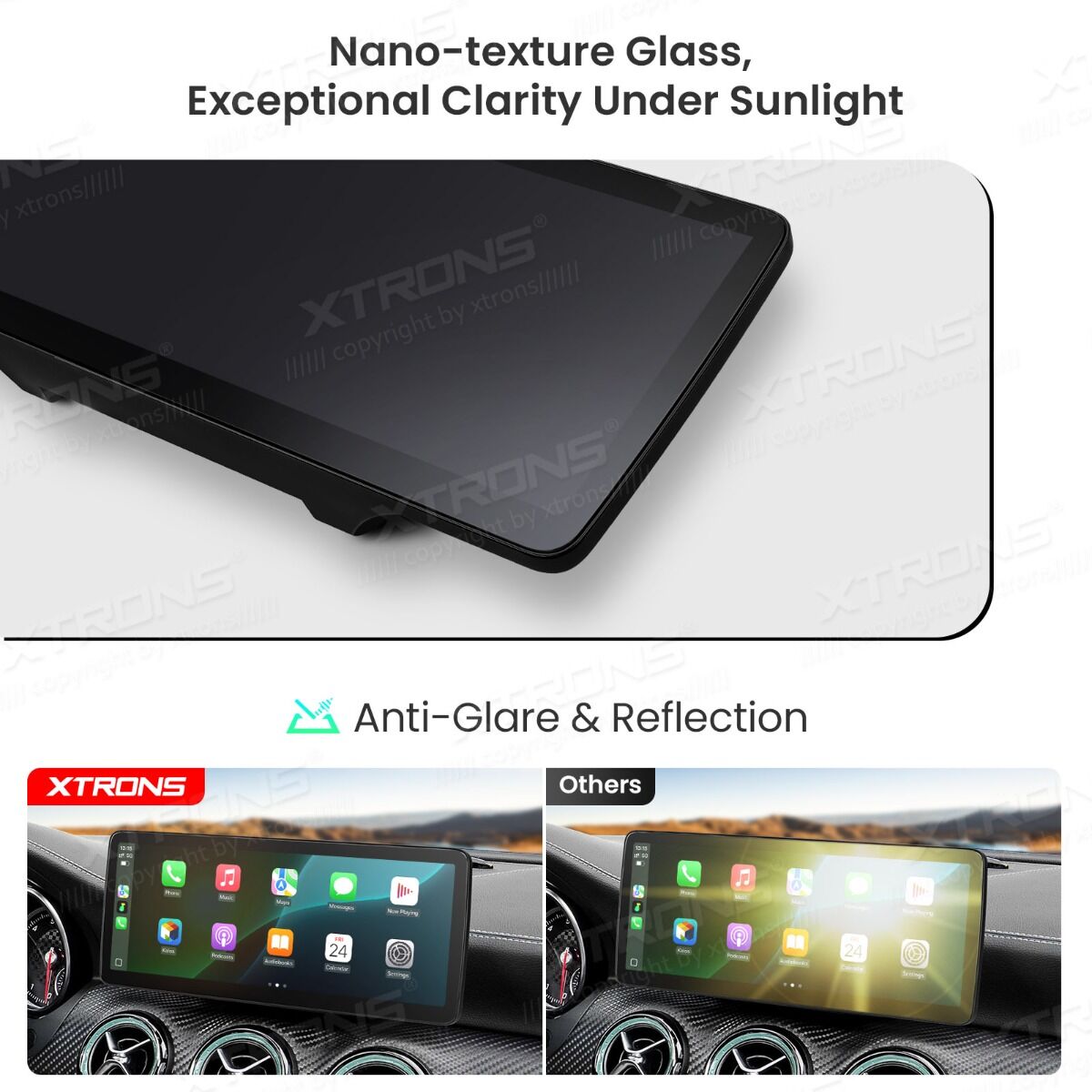Autoradio Android da 12,3" per Mercedes-Benz Classe B | Apple CarPlay e Android Auto  QBMH2450M12BL