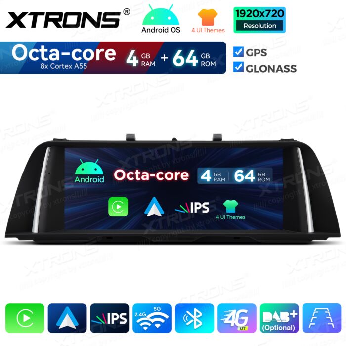 BMW | Serie 5 | Sistema operativo Android e OEM | Octa Core | 4 GB di RAM e 64 GB di ROM | Soluzione 4G integrata | QDB10FVCI