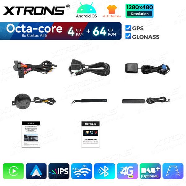 BMW X3 F25 CIC / NBT (2011-2016) Android 14 8,8"  Carplay Android auto / Octa Core / 4 GB di RAM e 64 GB di ROM  QDB80X3CI
