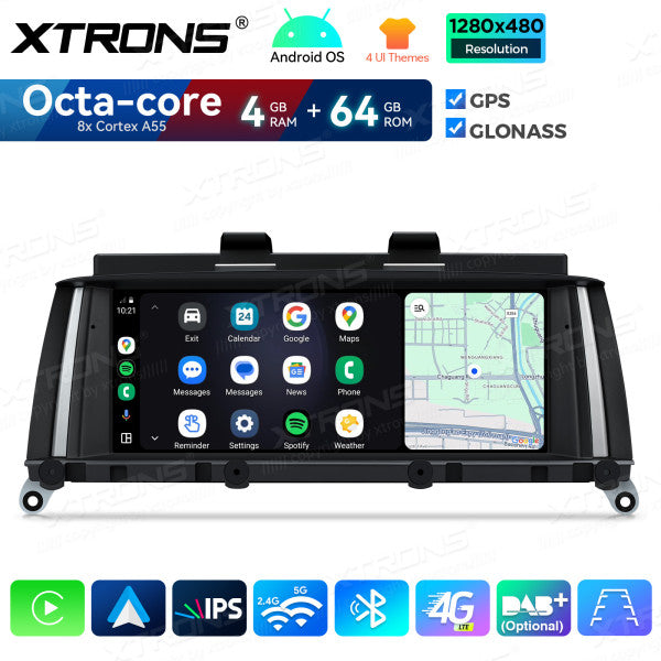 BMW X3 F25 CIC / NBT (2011-2016) Android 14 8,8"  Carplay Android auto / Octa Core / 4 GB di RAM e 64 GB di ROM  QDB80X3CI