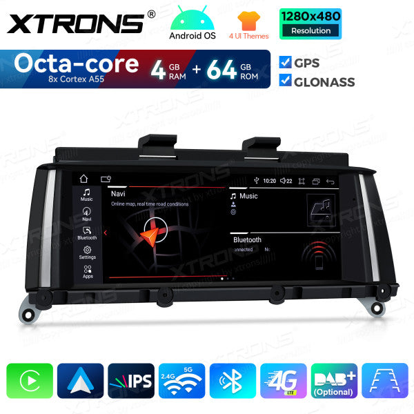 BMW X3 F25 CIC / NBT (2011-2016) Android 14 8,8"  Carplay Android auto / Octa Core / 4 GB di RAM e 64 GB di ROM  QDB80X3CI