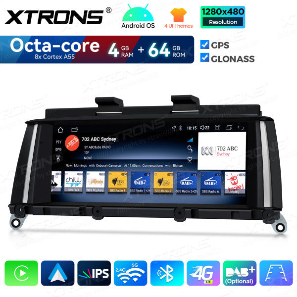 BMW X3 F25 CIC / NBT (2011-2016) Android 14 8,8"  Carplay Android auto / Octa Core / 4 GB di RAM e 64 GB di ROM  QDB80X3CI