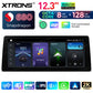 BMW 3 Series E90/91/92/93 M3 CCC/CIC 12.3'' Android 14 Octacore 8GB RAM +128GB  CarPlay Android Auto wireless DSP 4G QGB23CIB12E92
