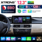 BMW 3 Series E90/91/92/93 M3 CCC/CIC 12.3'' Android 14 Octacore 8GB RAM +128GB  CarPlay Android Auto wireless DSP 4G QGB23CIB12E92