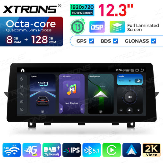 BMW X1 E84 NBT/CIC/EVO System 12.3'' Android 14 HD IPS Multimedia Player 4G CarPlay Android Auto DSP QGB23CIB12X1