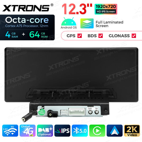 Audi A1 RMC / HN+R / HN+ 2010-2018  Android 13 4G 12,3 " Octa Core 4+64 GB  Carplay Android auto wireless QLA23A1