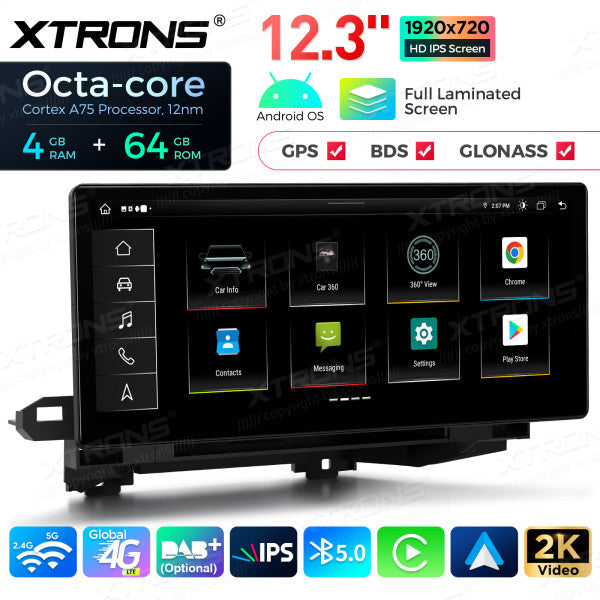 AUDI Q5 SQ5 (2017-2020) con sistema MIB2 12,3 "Android 4G LTE globale Octa Core 4+64 GB con schermo IPS 2K carplay android auto  QLA23Q5NL