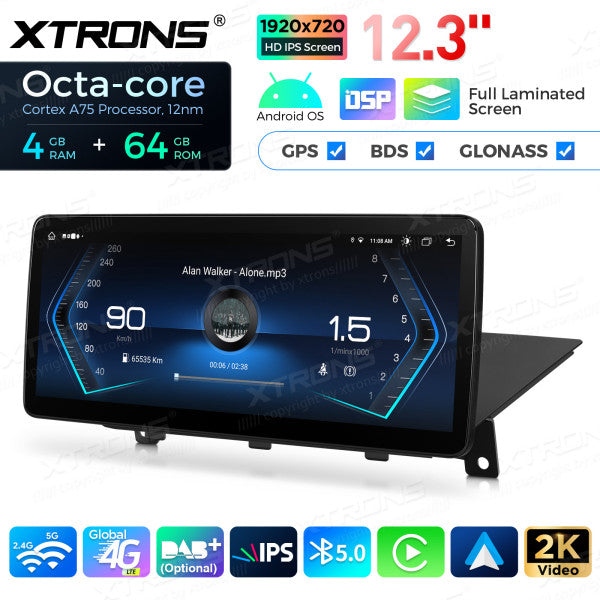 BMW X1 E84 CIC System 12.3'' Android 14 Octacore 4-64 GB HD IPS Car Multimedia Player  Global 4G CarPlay Android Auto DSP QLB22CIB12X1