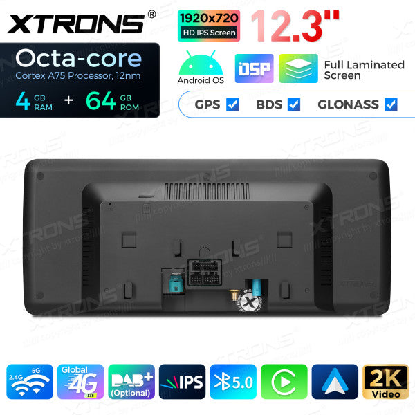 BMW X1 E84 CIC System 12.3'' Android 14 Octacore 4-64 GB HD IPS Car Multimedia Player  Global 4G CarPlay Android Auto DSP QLB22CIB12X1