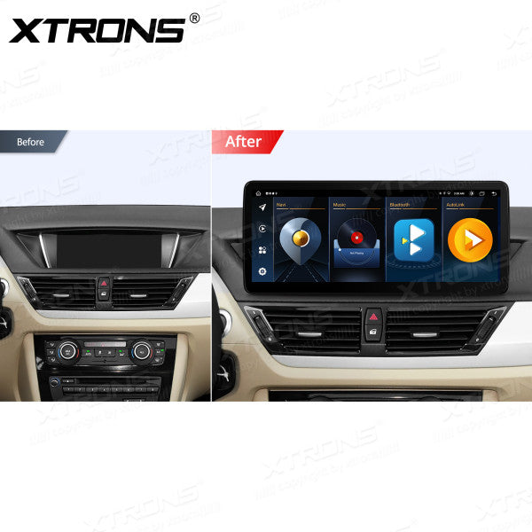 BMW X1 E84 CIC System 12.3'' Android 14 Octacore 4-64 GB HD IPS Car Multimedia Player  Global 4G CarPlay Android Auto DSP QLB22CIB12X1