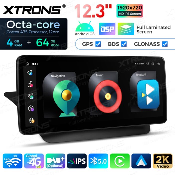Autoradio Android da 10,25" per Mercedes-Benz Classe E | Apple CarPlay e Android Auto | QLM2240M12ECL