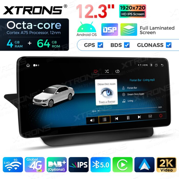 Autoradio Android da 10,25" per Mercedes-Benz Classe E | Apple CarPlay e Android Auto | QLM2240M12ECL