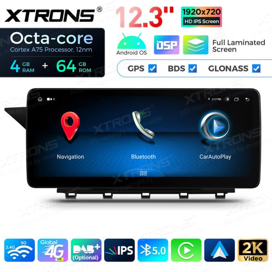 Autoradio Android da 12,3" per Mercedes-Benz Classe GLK | Apple CarPlay e Android Auto QLM2240M12GLK40L